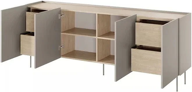 Komoda Desin 220 cm z 4 szufladami