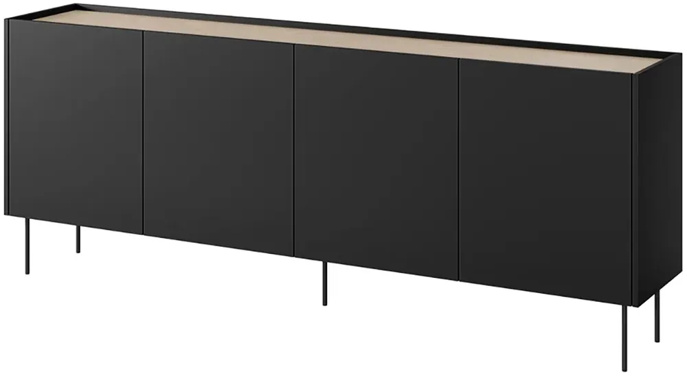 Komoda Desin 220 cm so 4 zásuvkami