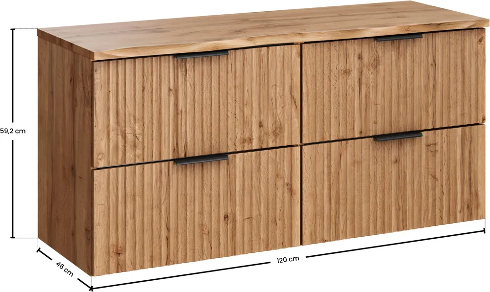 Szafka pod umywalkę Adel Oak 120