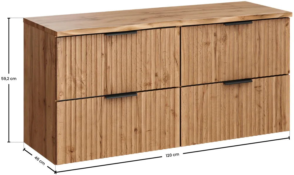 TV stolík pod umývadlo Adel Oak 120