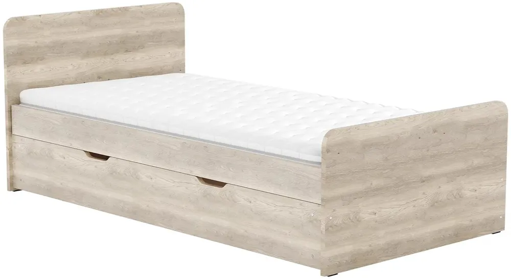 Posteľ 80208 s vyklápacím roštom a úložným priestorom 100x200