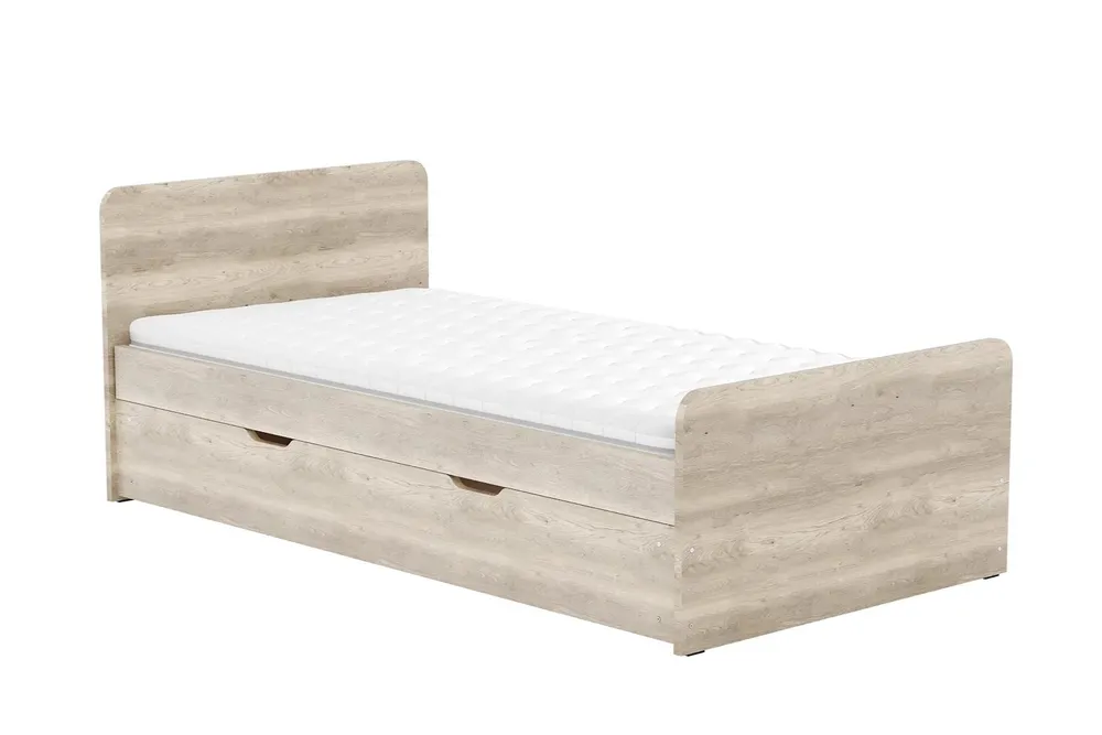 Postel 80208 se zvedacím roštem a úložným prostorem 100x200 cm