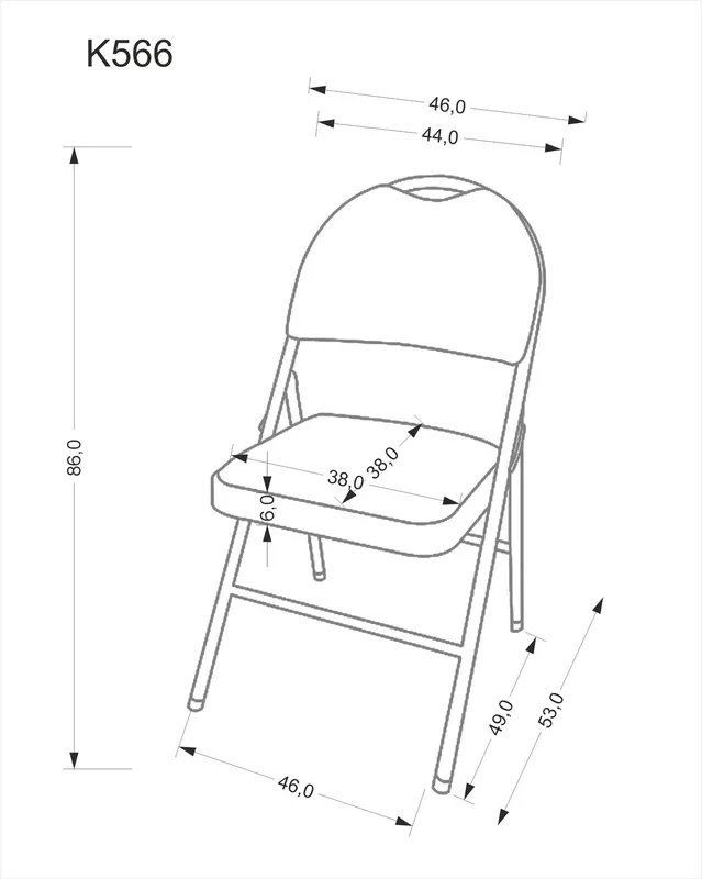Skládací židle K566