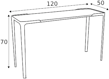 Stolik Space 120x50