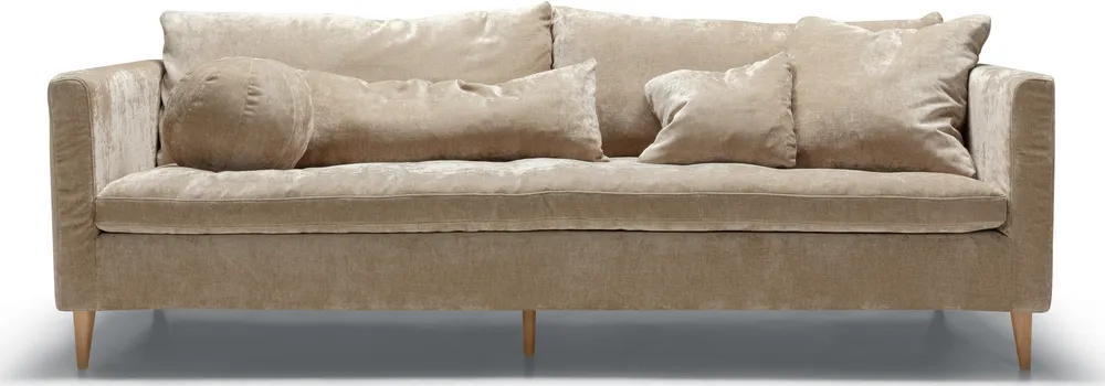 Sofa 3-osobowa Lill z poszyciem luźnym z rzepem