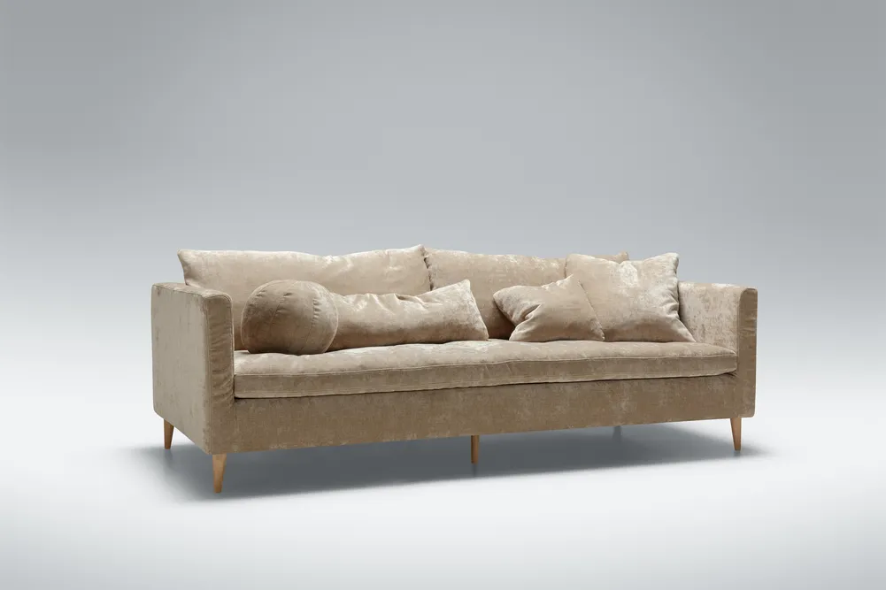 Sofa 3-osobowa Lill z poszyciem luźnym z rzepem