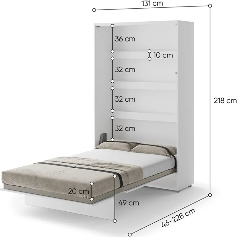 Półkotapczan Pionowy 120 Bed Concept