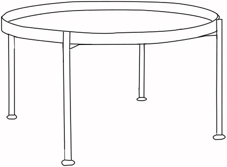 Stolik 80-1F Hanna Metal