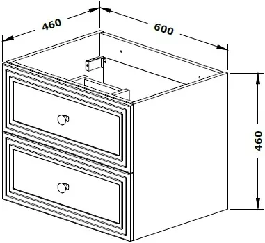 Skříňka pod umyvadlo Jump 60 cm