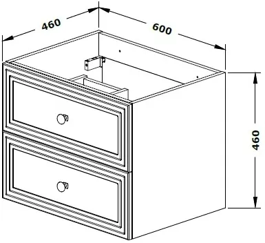 Skrinka pod umývadlo Jump 60