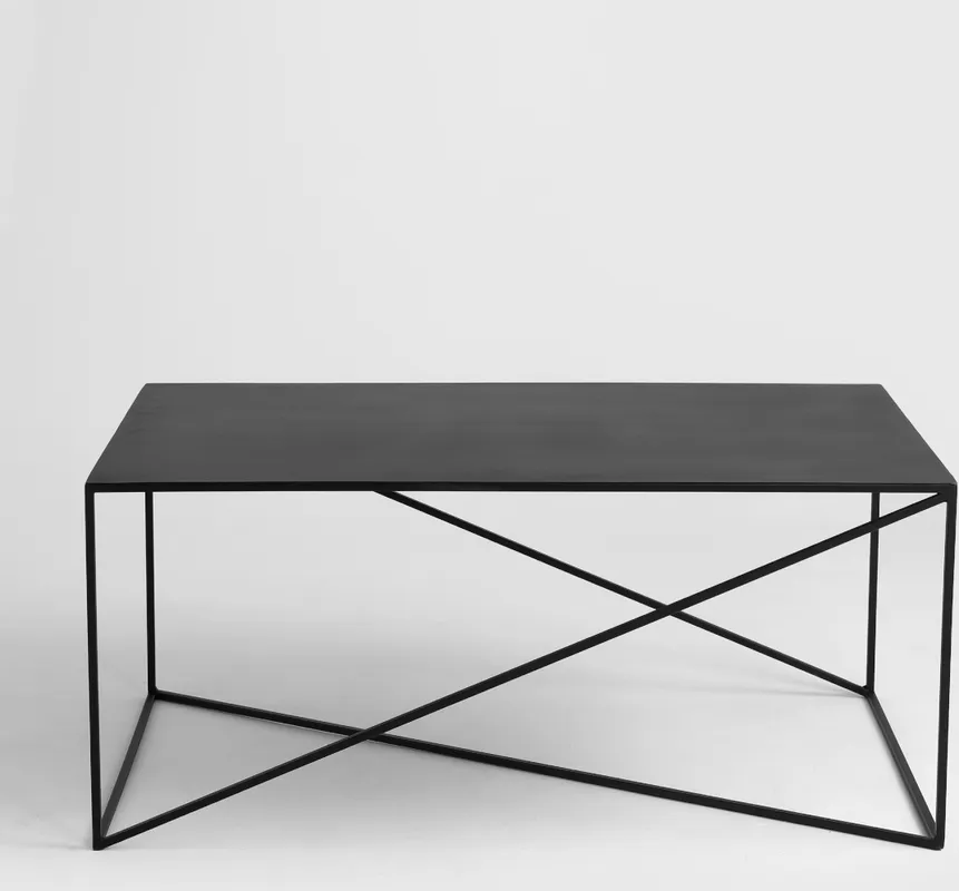 Konferenční stolek na kovových rámech 100x60 cm Memo Metal