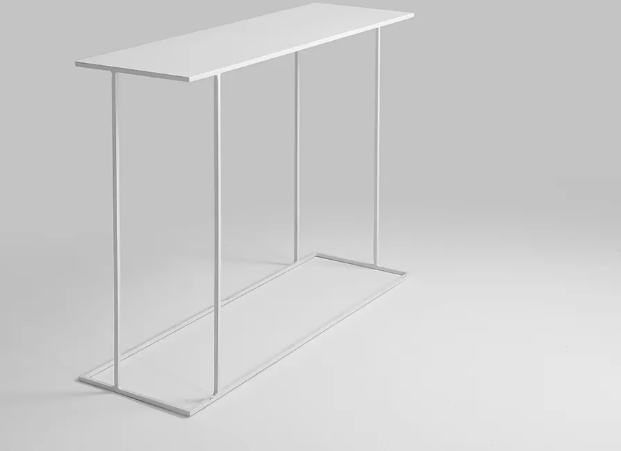 Konzolový stolek na kovových rámech 100x30 Walt Metal