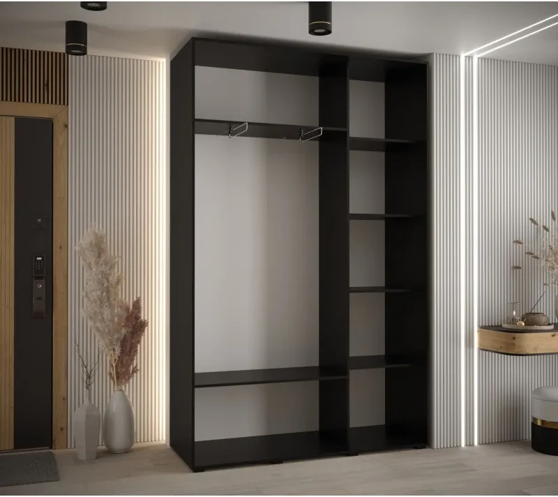 Szafa przesuwna z lustrem wysoka Davos 3 150 głębokość 45 cm