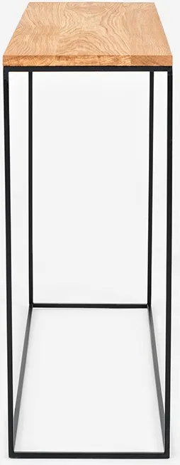 Konzolový stolek na kovových rámech do předsíně Tensio Solid Wood 100x30
