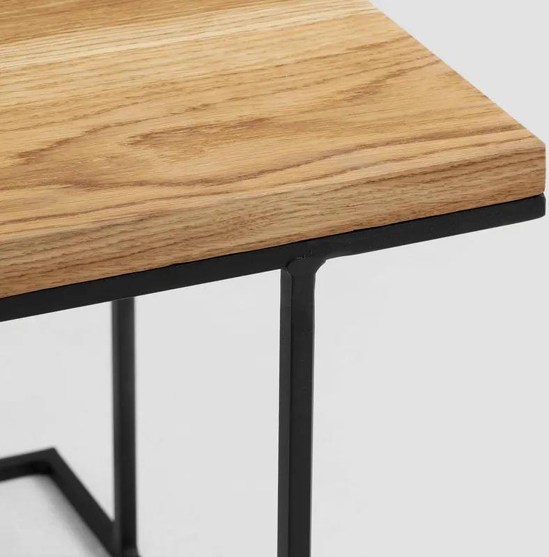 Konferenční stolek na kovových rámech 50 Walt Solid Wood