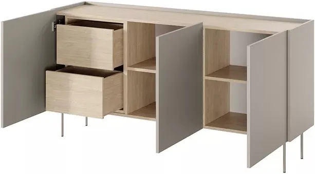 Komoda Desin 170 cm z 2 szufladami