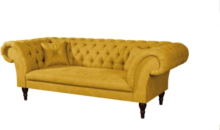 Sofa 3-osobowa Chesterfield Preston bez funkcji spania 