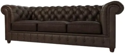 Rozkládací třímístná pohovka Chesterfield Cambridge