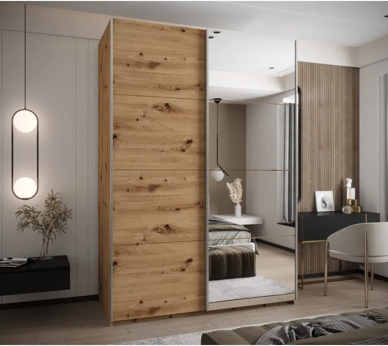 Szafa przesuwna z lustrem Lux 3 190