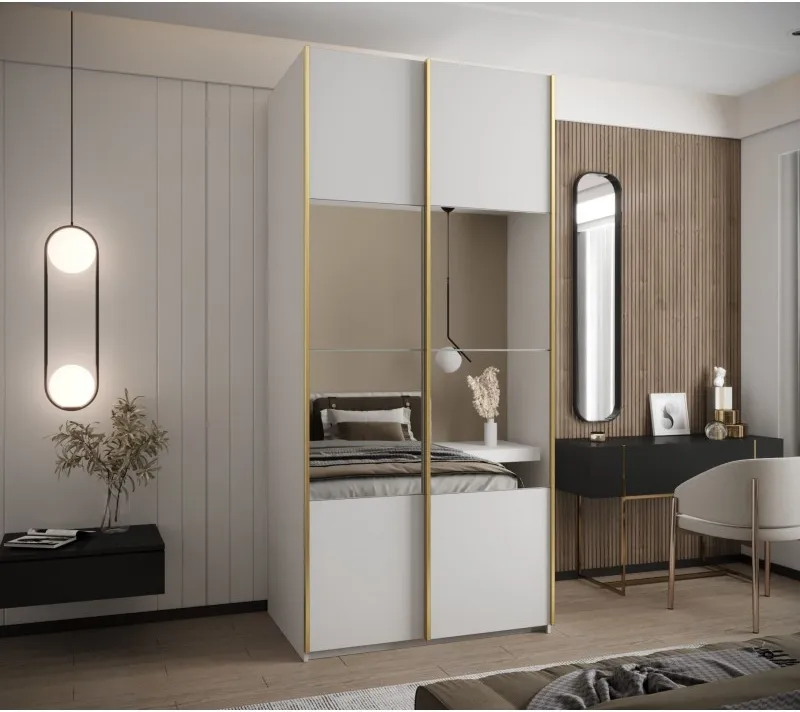 Posuvná skříň se zrcadlem Lux 4 110