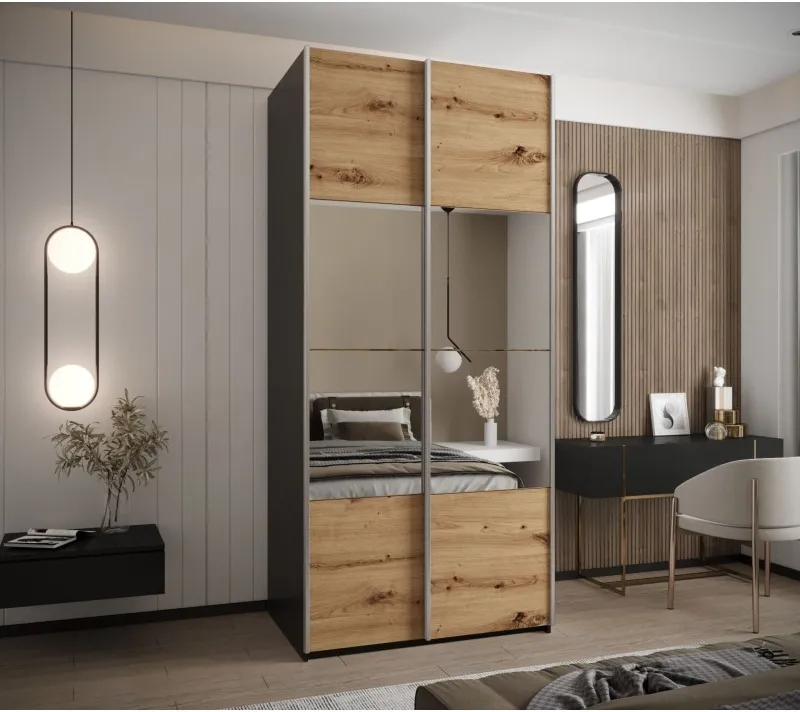 Szafa przesuwna z lustrem Lux 4 110