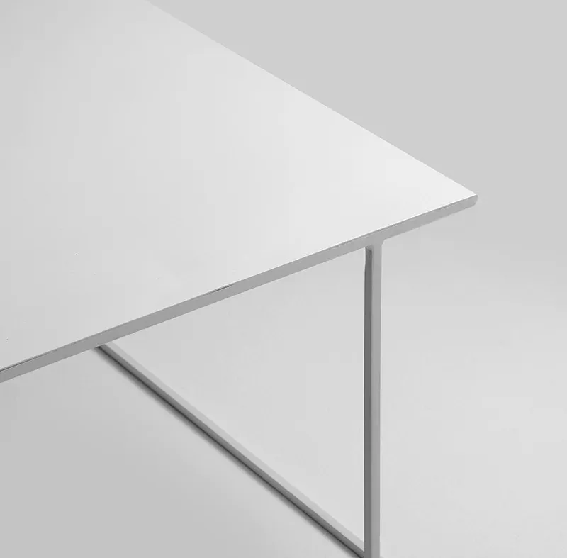 Konferenční stolek na kovových rámech 100x100 Walt Metal