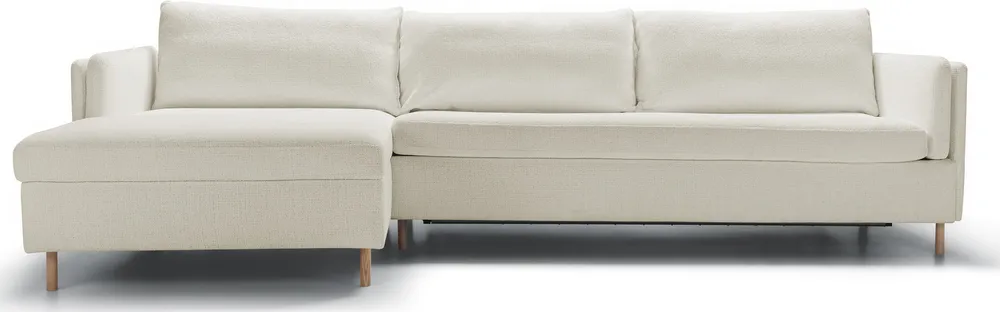 Narożnik 1 lewostronny Pixie z funkcją spania i pojemnikiem