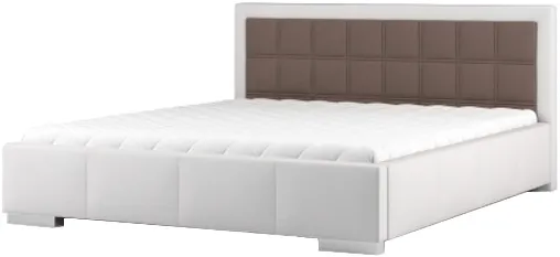 Tapicerowane jednoosobowe łóżko 120 do sypialni 81270