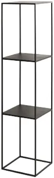 Praktický regál na kovových rámech do obývacího pokoje Tensio Pillar 3F 140x30 cm