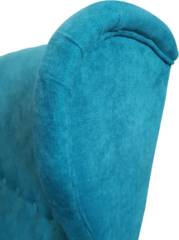 Křeslo Ušák na dřevěných nožkách