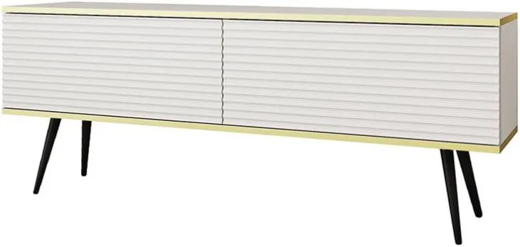TV stolek Oro MDF 135 na černých nožkách