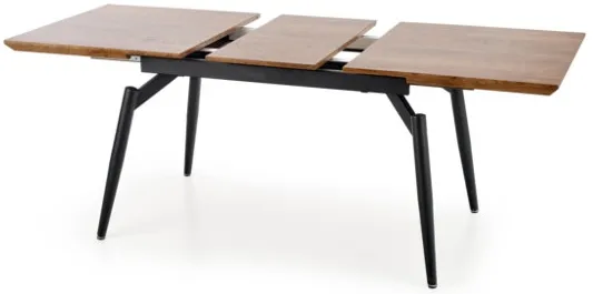 Rozkladací stôl Cambell do jedálne a obývačky prírodný-čierny