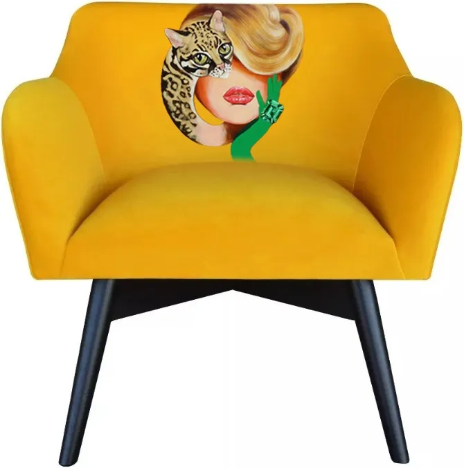 Křeslo POP-ART Jungle Lady