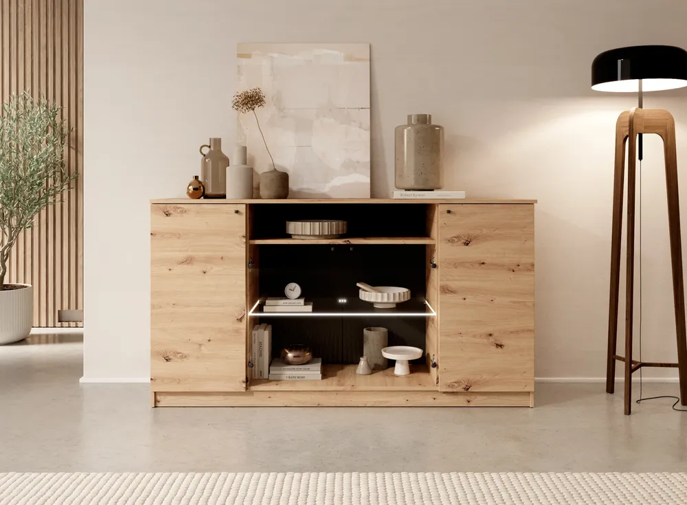 Vitrína Evi I s LED osvětlením