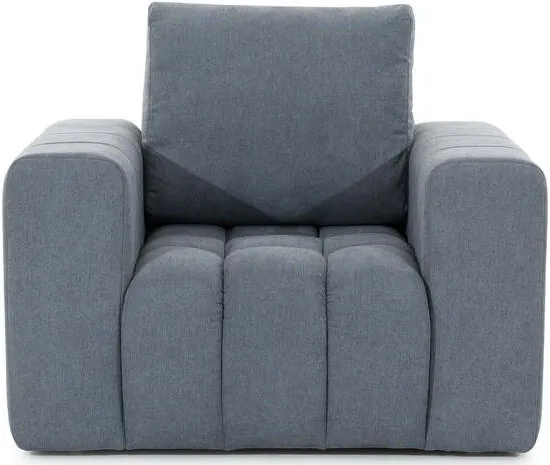 Elegantní čalouněné křeslo s prošíváním do obývacího pokoje Lazaro