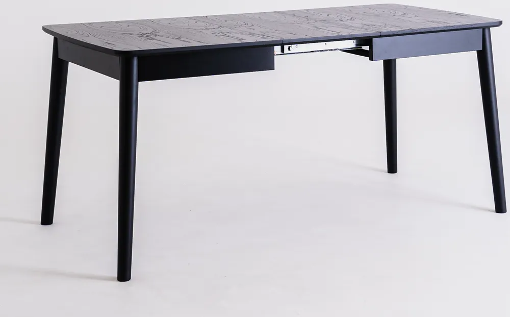 Rozkladací stôl Anton Black 120x80 cm