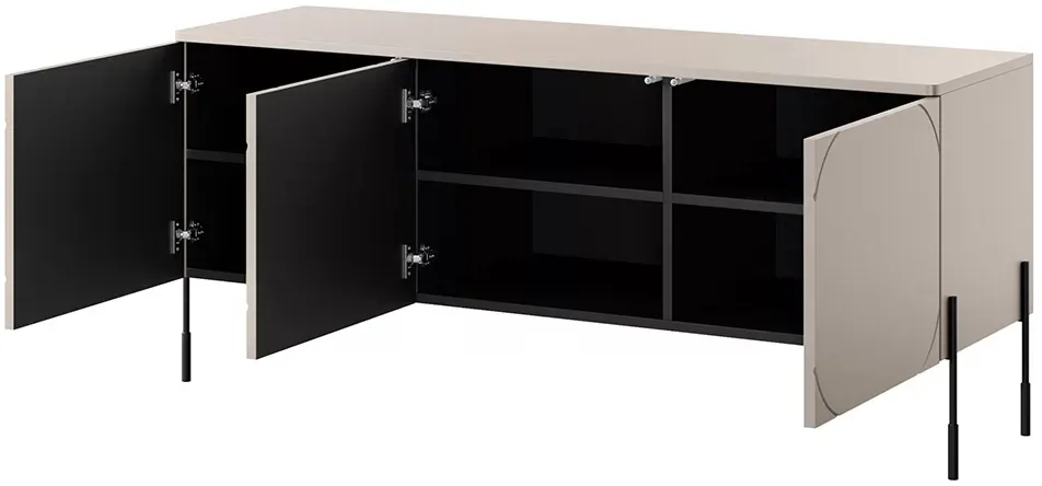 TV stolek s policemi Sonatia 150 cm