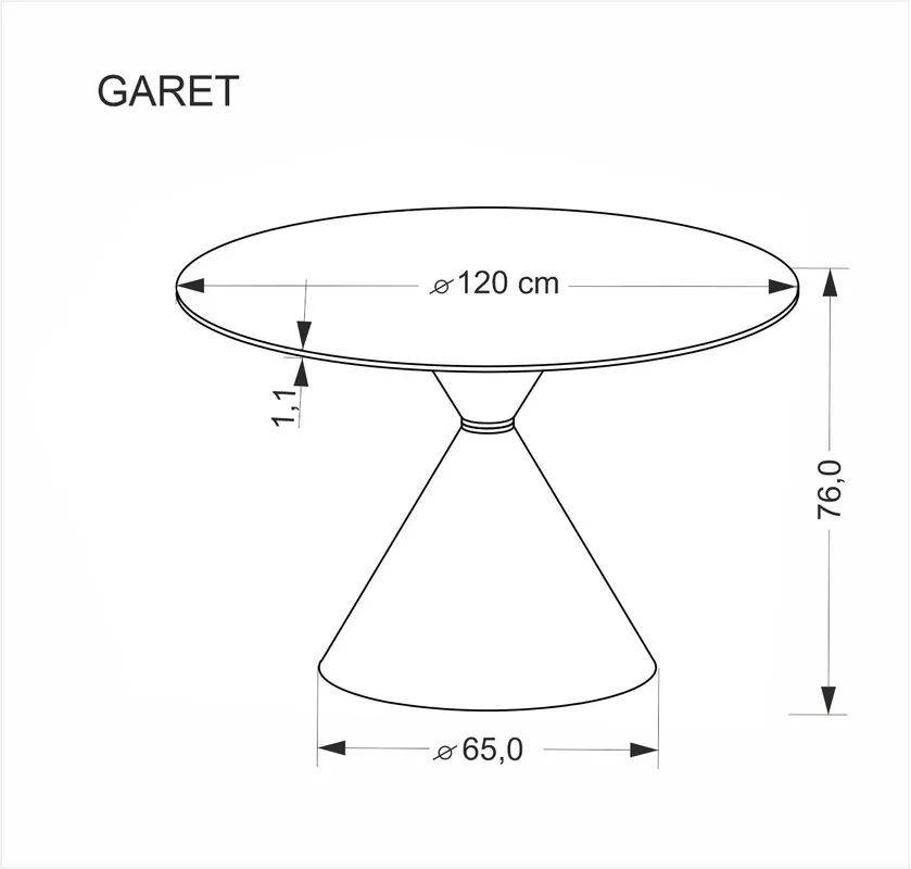 Stół Garet 120