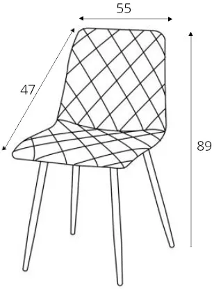 Židle K525 béžová / černá