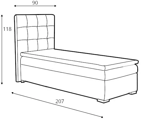 Postel boxspring 90 Carlo