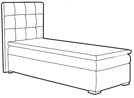 Postel boxspring 90 Carlo