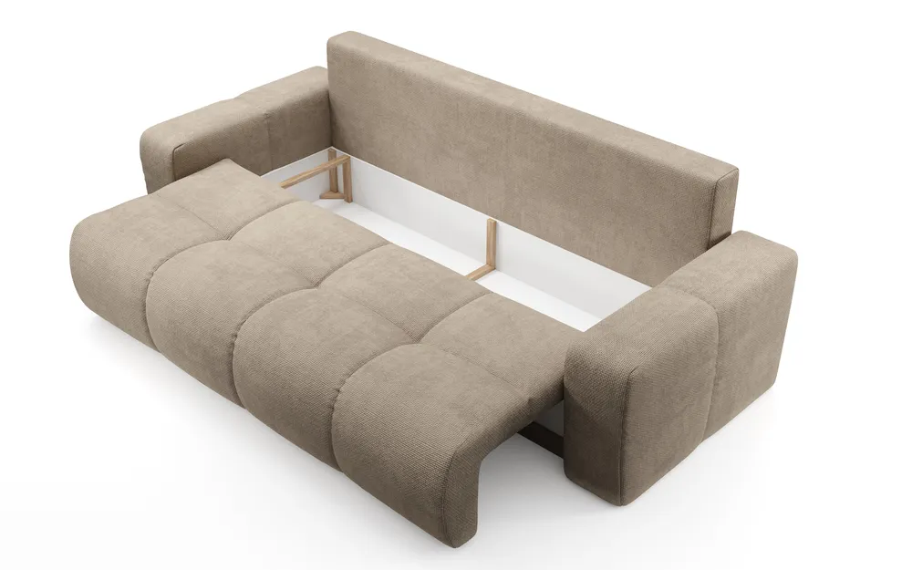 Sofa Soho z funkcją spania i pojemnikiem na pościel