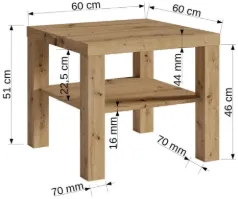 Stolik Bill 60x60