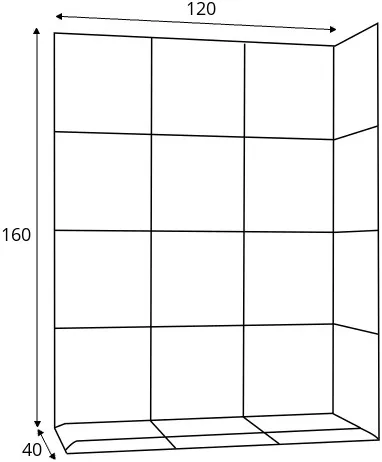 Sada čalouněných panelů Quadratta 120x160 cm