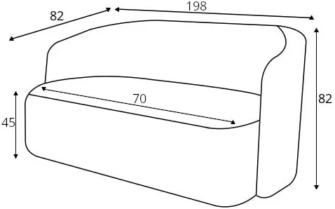 Sofa 3-osobowa Soft Laroc