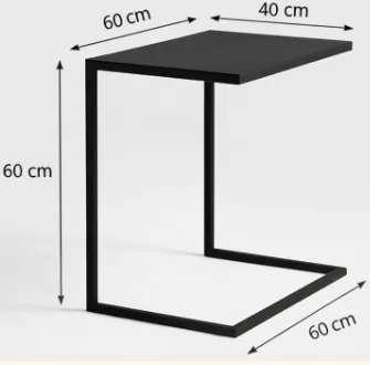 Konferenční stolek na kovových rámech 60 Lupe Metal