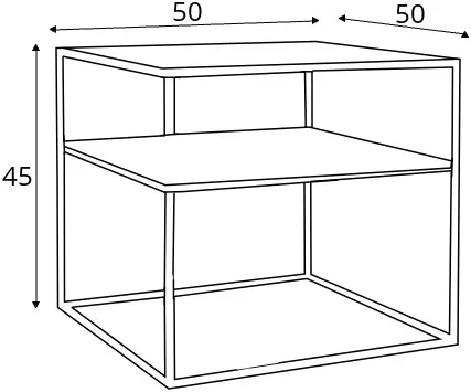 Stolik kawowy Tensio 2 Floor Metal 50