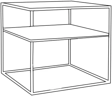 Stolik kawowy Tensio 2 Floor Metal 50