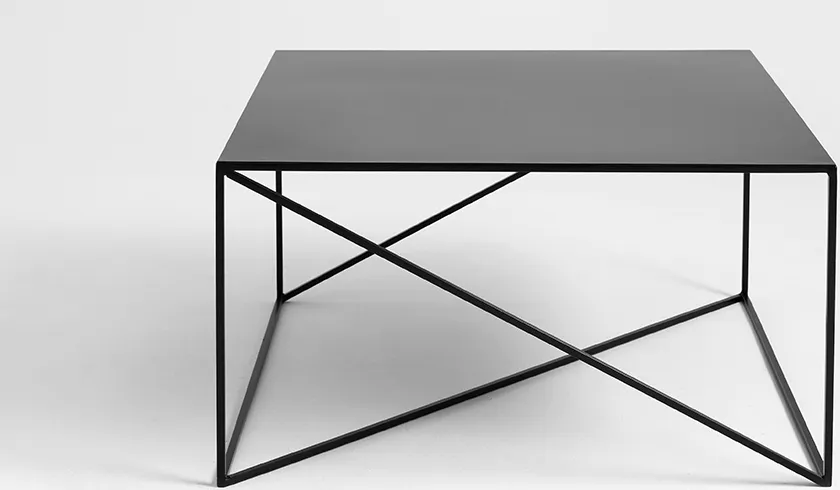 Stolik kawowy 80x80 cm Memo Metal