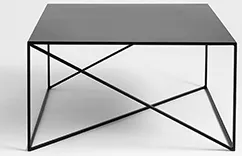 Odkladací stolík 80x80 cm Memo Metal